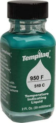 Tempil - 950°F Temp Indicating Liquid - 2 Ounce Container, 510°C - USA Tool & Supply