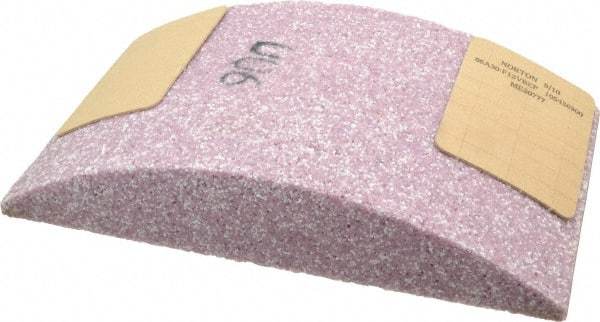 Norton - 11-1/4" Wide x 6" High x 2-1/4" Thick Grinding Segment - Aluminum Oxide, 30 Grit, Hardness F, Blue Print No. ME30777 - USA Tool & Supply