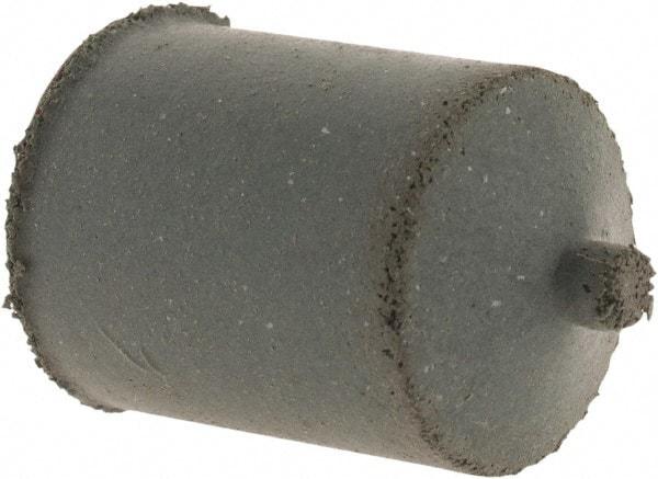 Cratex - 7/8" Max Diam x 1-1/4" Long, Cone, Rubberized Point - Coarse Grade, Silicon Carbide, 1/4" Arbor Hole, Unmounted - USA Tool & Supply