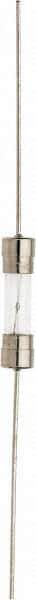 Ferraz Shawmut - 250 VAC, 4 Amp, Time Delay Miniature Glass Fuse - Surface Mount Mount, 20mm OAL, 5mm Diam - USA Tool & Supply