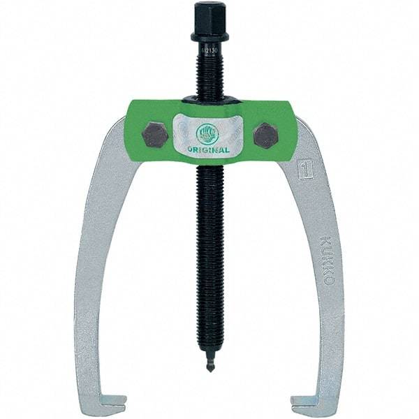 KUKKO - 2 Jaw, 1/2" to 3-7/8" Spread, 3 Ton Capacity, Jaw Puller - 3-7/8" Reach, For Bearings, Gears, Discs - USA Tool & Supply