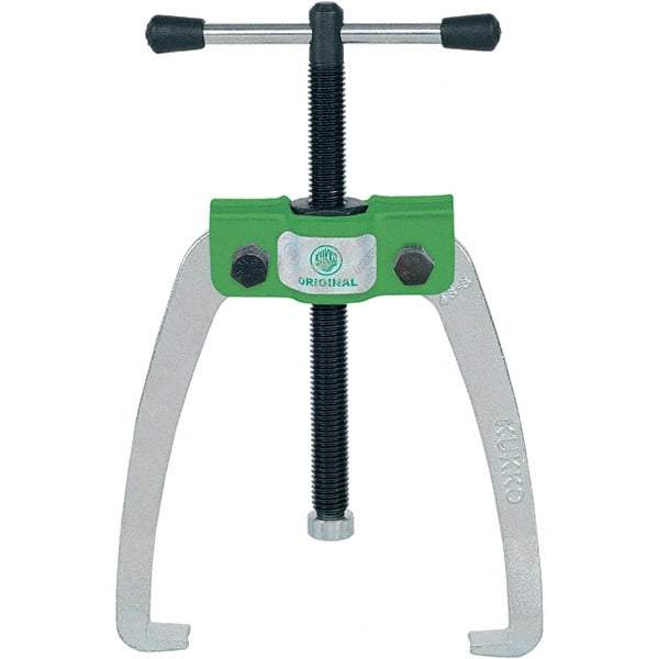 KUKKO - 2 Jaw, 1/4" to 3-3/16" Spread, 1 Ton Capacity, Jaw Puller - 3-3/16" Reach, For Bearings, Gears, Discs - USA Tool & Supply