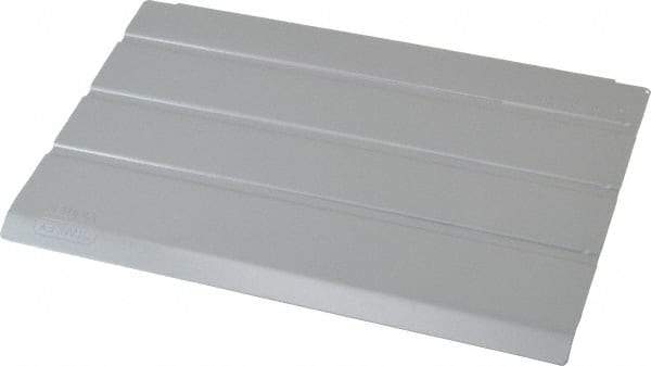 Vidmar - Tool Box Steel Drawer Divider - 7-1/2" Wide x 7-7/8" Deep x 5-1/4" High, Gray, For Vidmar Cabinets - USA Tool & Supply