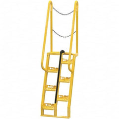Vestil - 90" High 350 Lb Capacity 7 Step Alternating Tread Stair - USA Tool & Supply