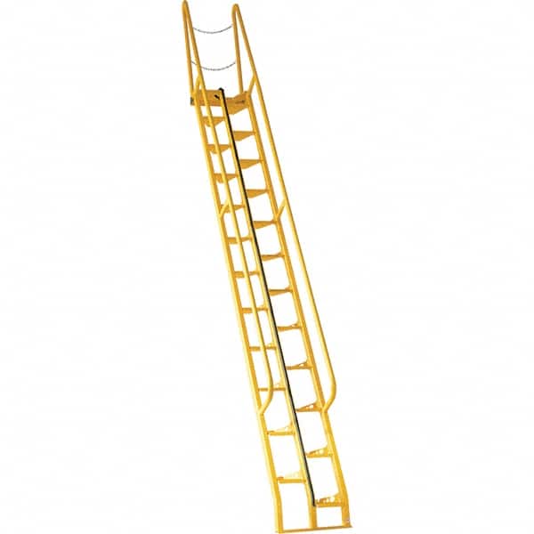 Vestil - 209-7/8" High 350 Lb Capacity 24 Step Alternating Tread Stair - USA Tool & Supply