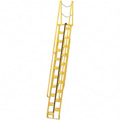 Vestil - 198" High 350 Lb Capacity 21 Step Alternating Tread Stair - USA Tool & Supply