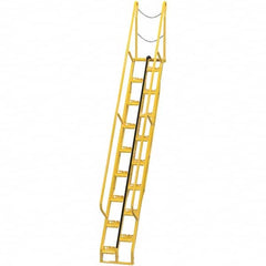 Vestil - 174-1/8" High 350 Lb Capacity 17 Step Alternating Tread Stair - USA Tool & Supply