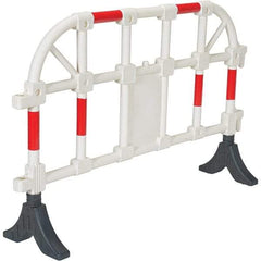 Vestil - Folding Gates & Barricades Type: Hand Railing Sections Height (Inch): 40 - USA Tool & Supply