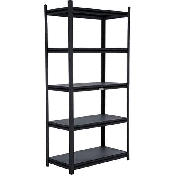 Vestil - 5 Shelf Steel Shelving - 2,000 Lb Capacity, 18" Wide x 72" High x 36" Deep - USA Tool & Supply