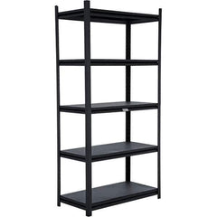 Vestil - 5 Shelf Steel Shelving - 2,000 Lb Capacity, 18" Wide x 72" High x 36" Deep - USA Tool & Supply