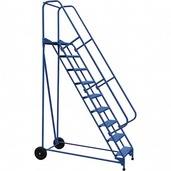 Vestil - 120" High 350 Lb Capacity 9 Step Ladder - USA Tool & Supply