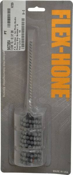 Brush Research Mfg. - 1-3/8" Bore Diam, 320 Grit, Silicon Carbide Flexible Hone - Extra Fine, 8" OAL - USA Tool & Supply