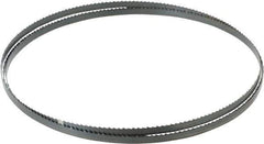Starrett - 6 TPI, 7' 9-1/2" Long x 3/8" Wide x 0.025" Thick, Welded Band Saw Blade - Carbon Steel, Toothed Edge, Raker Tooth Set, Flexible Back, Contour Cutting - USA Tool & Supply