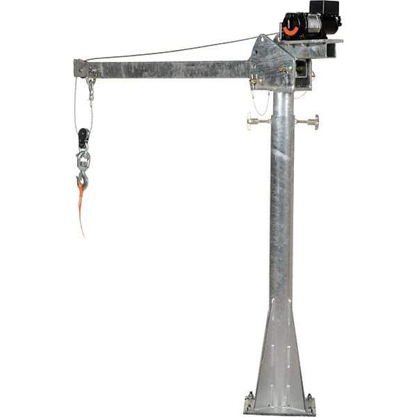 Vestil - 2,000 Lb Load Capacity, Jib Crane - USA Tool & Supply