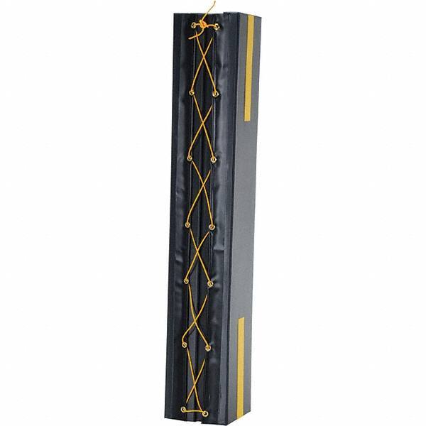 Vestil - 6" High, Column Protector - Fits 5" Columns, Black - USA Tool & Supply