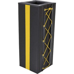 Vestil - 3" High, Column Protector - Fits 8" Columns, Black - USA Tool & Supply