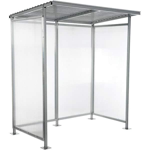 Vestil - Shelters Type: Smoking Shelter Width (Feet): 6 - USA Tool & Supply