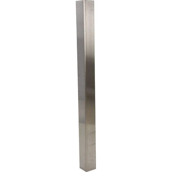 Vestil - 3-1/2" Long, Steel Corner Guard - Silver - USA Tool & Supply
