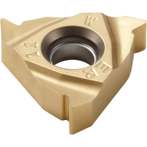 Seco - 16ER External Right Hand Whitworth Laydown Threading Insert - Grade TTP2050, TiAlN/TiSiN Coated Carbide - USA Tool & Supply