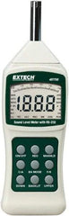 Extech - A and C Frequency Weight, LCD Display Sound Meter - 30 to 130 Decibels - USA Tool & Supply