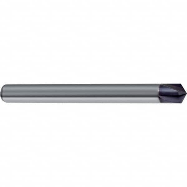 Guhring - 6mm Diam 4 Flute Single End Solid Carbide Chamfer Mill - USA Tool & Supply