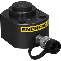 Enerpac - Compact Hydraulic Cylinders Type: Multi-Stage Mounting Style: Base Mounting Holes - USA Tool & Supply