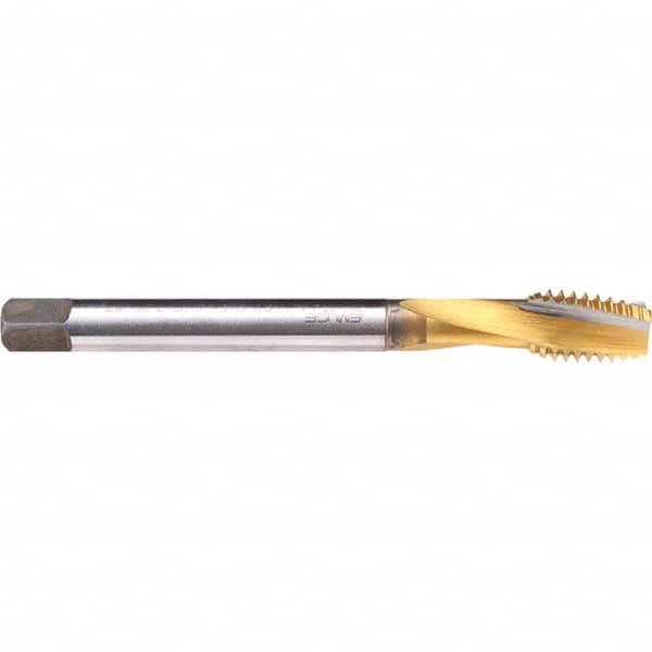 Emuge - M4x0.70 Metric 0 Flute D4 2-3 P Spiral Flute Tap - USA Tool & Supply