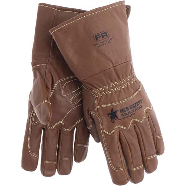 MCR Safety - Arc Flash & Flame Protection Gloves Protection Type: Arc Flash Material Type: Leather or Synthetic Leather - USA Tool & Supply