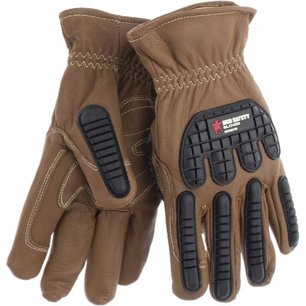 MCR Safety - Arc Flash & Flame Protection Gloves Protection Type: Arc Flash Material Type: Leather or Synthetic Leather - USA Tool & Supply