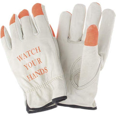 MCR Safety - Size 2XL Leather Abrasion Protection Work Gloves - USA Tool & Supply