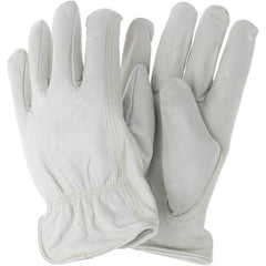 MCR Safety - Size XL Leather Abrasion Protection Work Gloves - USA Tool & Supply