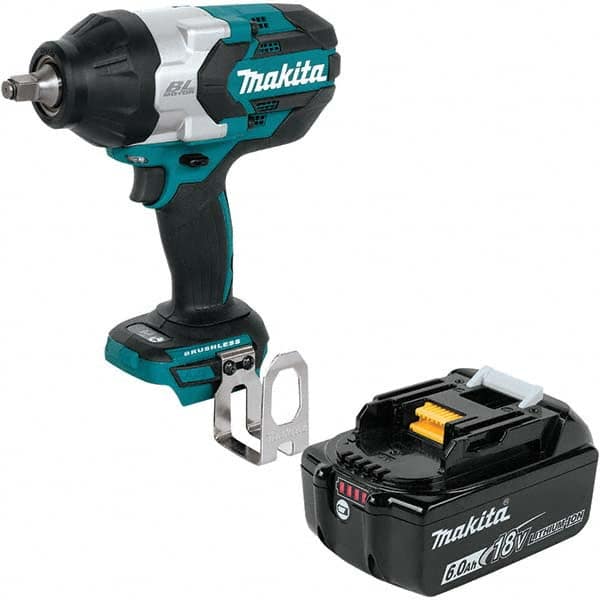 Makita - Cordless Impact Wrenches & Ratchets Voltage: 18.0 Drive Size (Inch): 1/2 - USA Tool & Supply