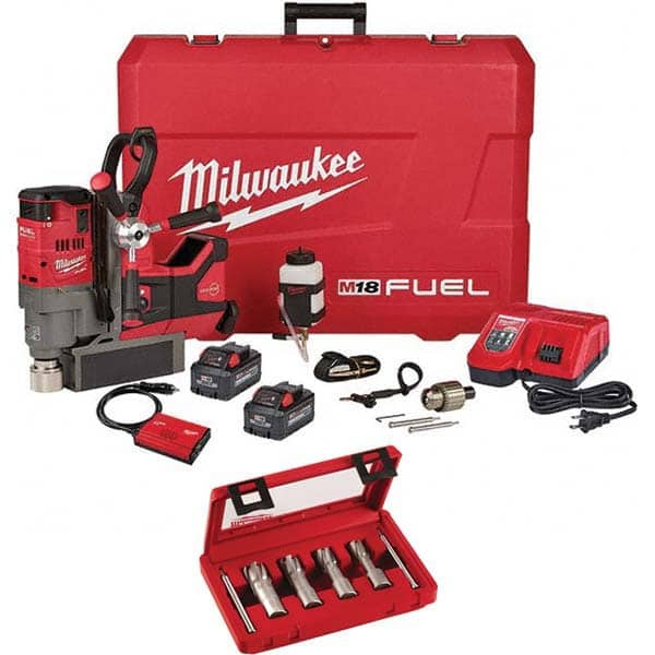 Milwaukee Tool - Portable Drill Presses Drill Type: Magnetic Chuck Size (Inch): 1-1/2 - USA Tool & Supply