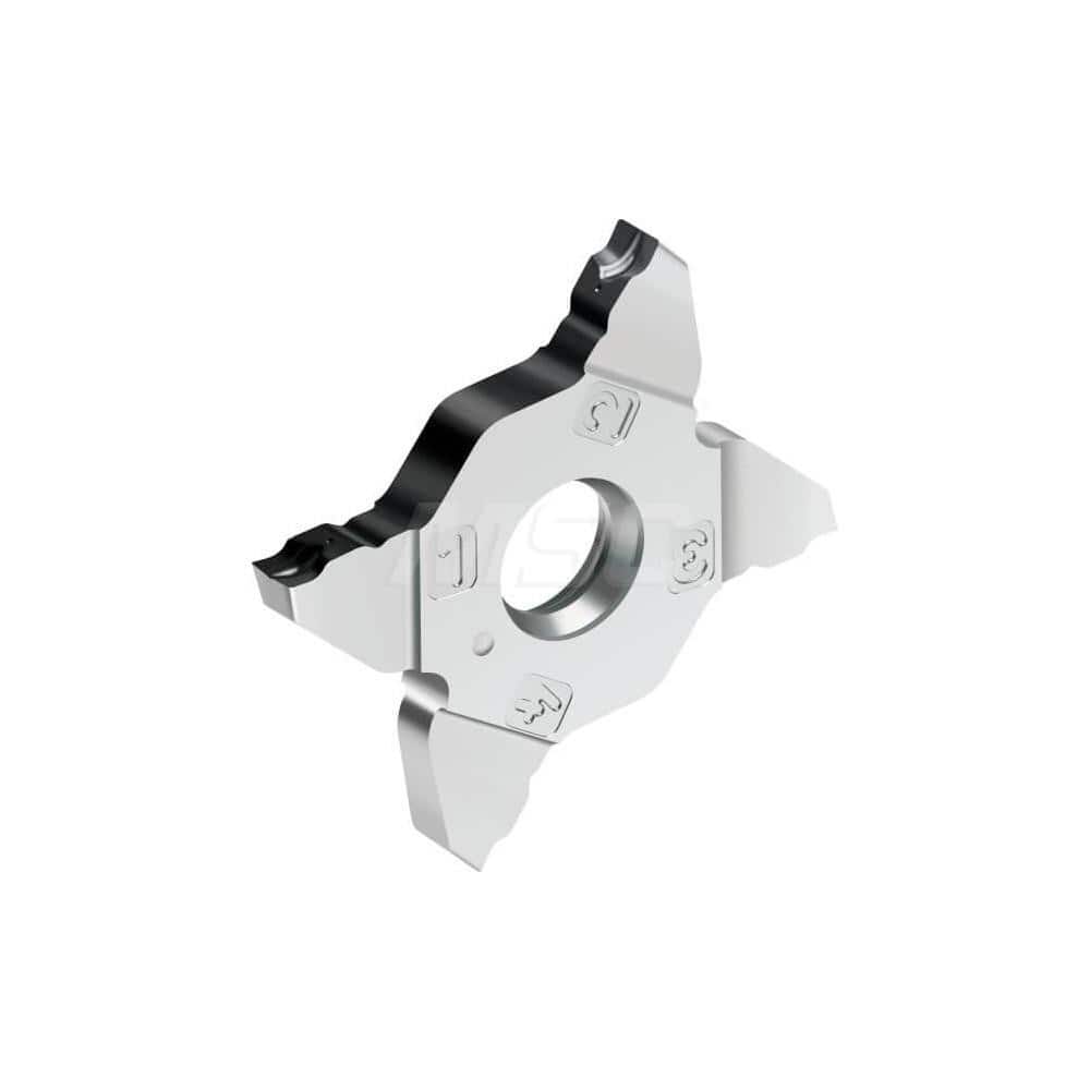 Grooving Insert: MX22CF5 WSM13S, Solid Carbide Al Finish, Neutral, 0.039″ Cutting Width, Series MX-CF5