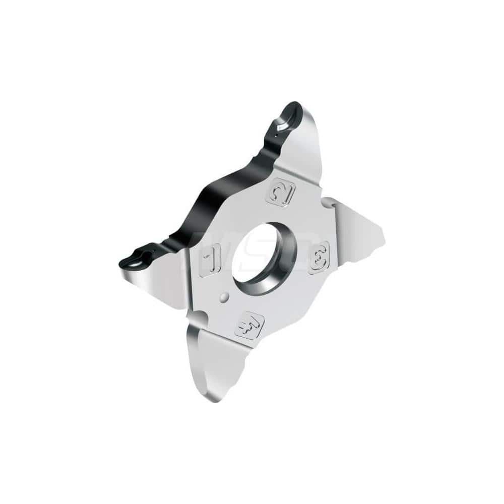 Grooving Insert: MX22RF5 WSM23S Al Finish, Neutral, 0.094″ Cutting Width, Series MX