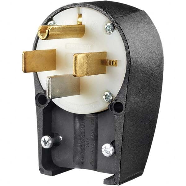 Bryant Electric - Straight Blade Plugs & Connectors Connector Type: Plug Grade: Industrial - USA Tool & Supply