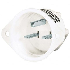 Bryant Electric - Straight Blade Plugs & Connectors Connector Type: Flanged Inlet Grade: Industrial - USA Tool & Supply