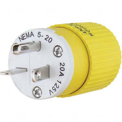 Bryant Electric - Straight Blade Plugs & Connectors Connector Type: Plug Grade: Industrial - USA Tool & Supply