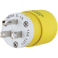 Bryant Electric - Straight Blade Plugs & Connectors Connector Type: Plug Grade: Industrial - USA Tool & Supply