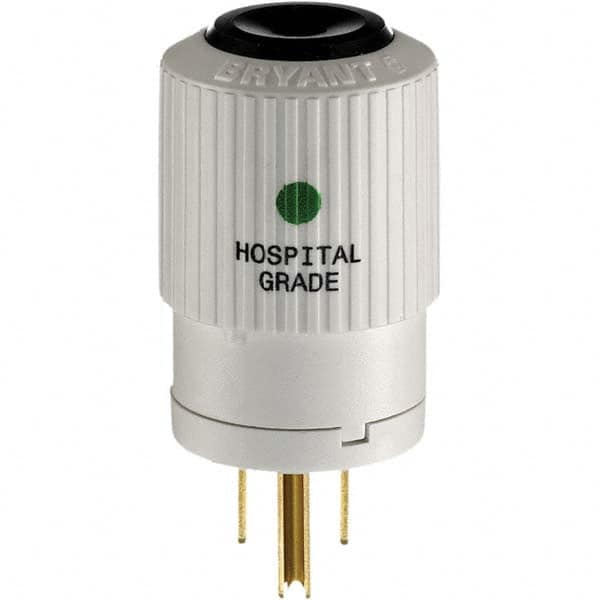 Bryant Electric - Straight Blade Plugs & Connectors Connector Type: Plug Grade: Hospital - USA Tool & Supply
