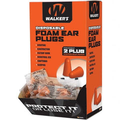 Walkers - Earplugs Disposable or Reusable: Disposable Style: Uncorded - USA Tool & Supply
