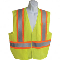 Walkers - High Visibility Vests Vest Style: Public Safety Vest Type: Hi Visibility - USA Tool & Supply