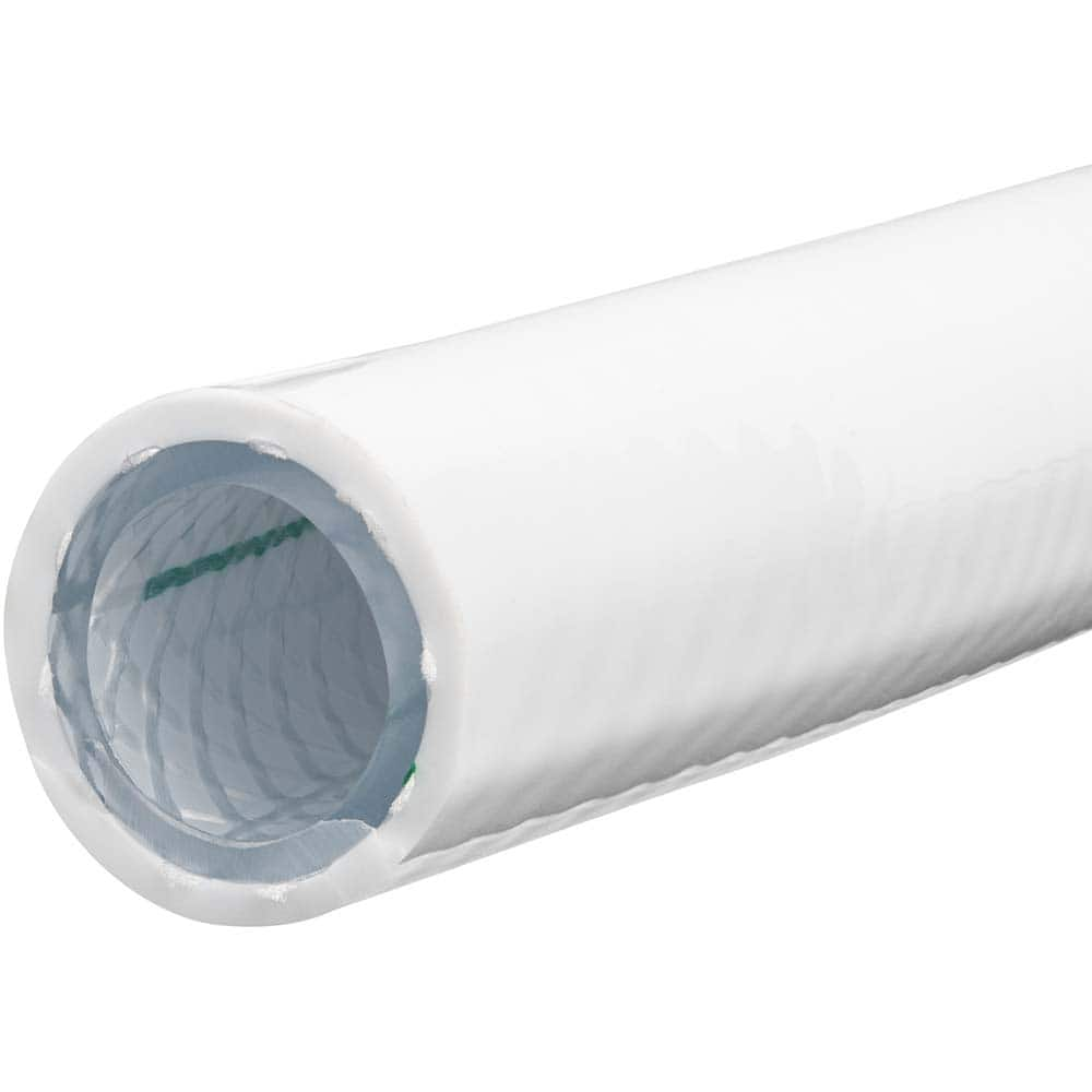 USA Sealing - Plastic, Rubber & Synthetic Tube; Inside Diameter (mm): 4.0000 ; Outside Diameter (mm): 9.0000 ; Wall Thickness (mm): 2.50 ; Material: PVC ; Maximum Working Pressure (psi): 175 ; Color: White - Exact Industrial Supply