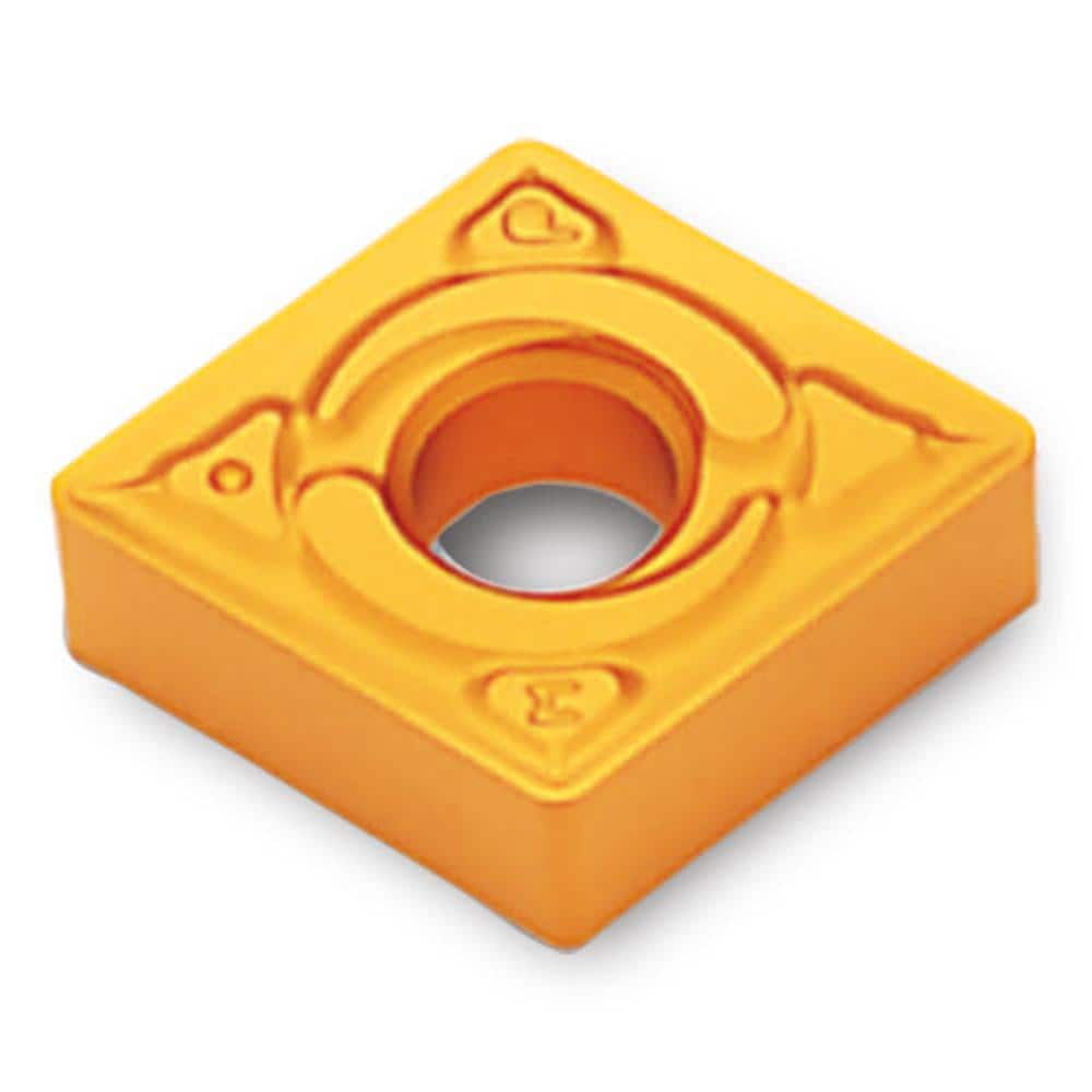 Turning Insert:  CNMG433MP TT5080,  Solid Carbide AlTiN & TiN Finish,  Neutral,  0.5080″ Long,  1/2″ Inscribed Circle,  0.0470″ Corner Radius,  80.0 &deg N/A Diamond,  Series  CNMG