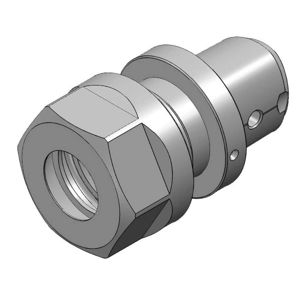 WTO - Modular Tool Holding System Adapters; Modular System Size: ER20 ; Taper Size: C3 ; Projection (mm): 35 ; Through Coolant: Yes - Exact Industrial Supply