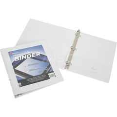 Ring Binders; Binder Type: 3 Hole Binder; Capacity: 1/2″; Color: White; Material: Vinyl; Size: 8-1/2 X 11; Minimum Order Quantity: Vinyl; Material: Vinyl