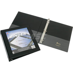 Ring Binders; Binder Type: 3 Hole Binder; Capacity: 1; Color: Black; Material: Vinyl; Size: 8-1/2 x 11; Minimum Order Quantity: Vinyl; Material: Vinyl