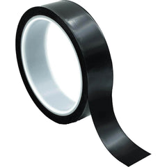 Bertech - Film Tape; Material Type: Polyimide ; Thickness (mil): 2.5000 ; Color: Black ; Adhesive Material: Silicone ; Width (Inch): 0.79 ; Width (mm): 20.00 - Exact Industrial Supply