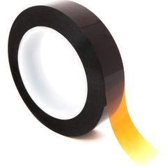 Bertech - Film Tape; Material Type: Polyimide ; Thickness (mil): 6.5000 ; Color: Amber ; Adhesive Material: Silicone ; Width (Inch): 0.39 ; Width (mm): 10.00 - Exact Industrial Supply