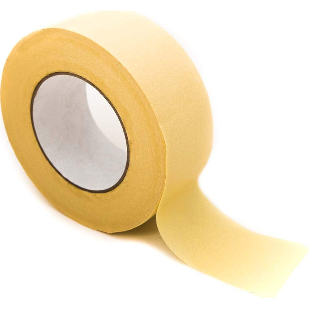 Bertech - Masking & Painters Tape; Tape Type: High Temperature Masking Tape ; Material Type: Crepe Paper ; Width (Inch): 1.97 ; Width (mm): 50.00 ; Length (Feet): 180.000 ; Length (yd): 60.00 - Exact Industrial Supply